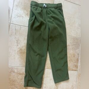 Boys’ Size 6 Army Green Functional Drawstring Soft Pants
